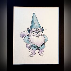🐸 Mr. Meagles "Mighty Gnome Cat" 🐸 CANVAS PRINT - 100% Cotton Canvas